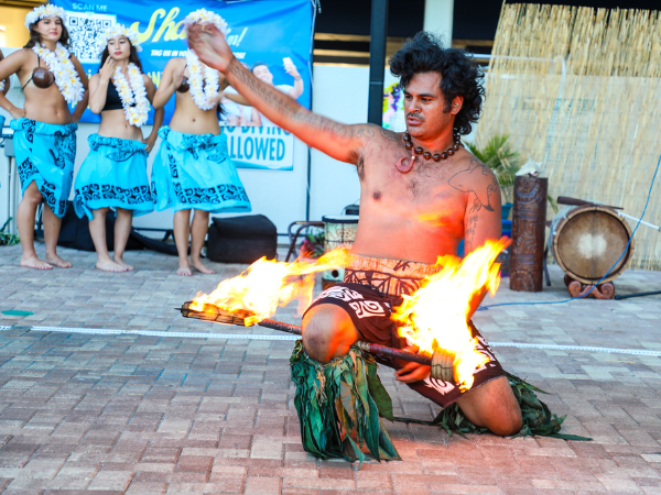 6PM - Hula Fire Show event
