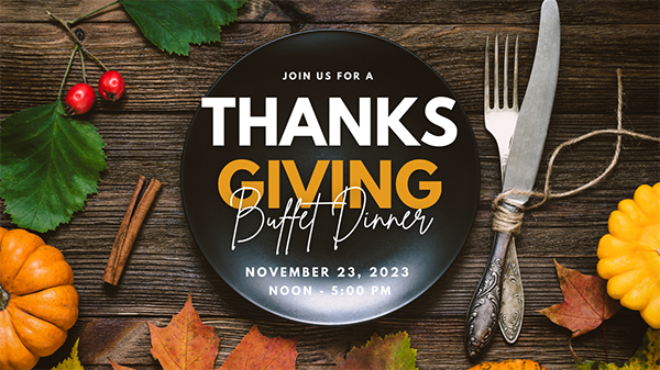 Thanksgiving Dinner at Shoreline Cafe event
